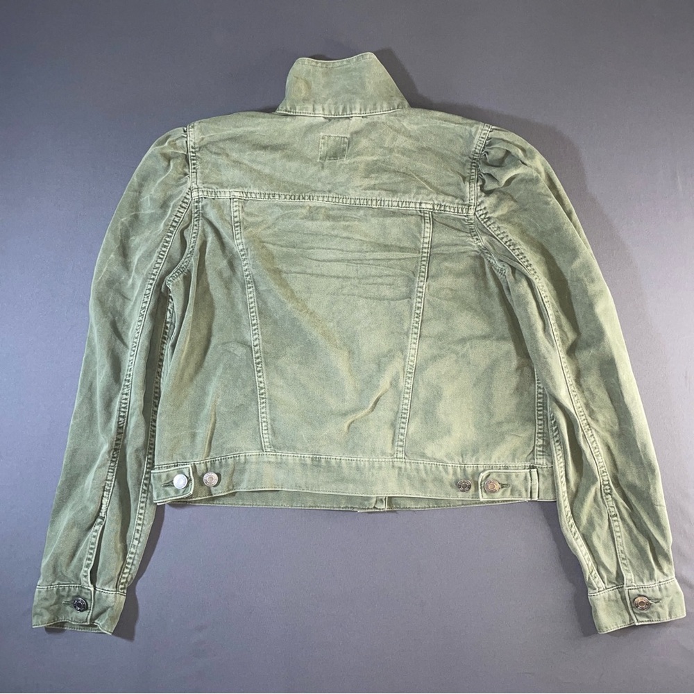 GAP Light Olive Jean Jacket - Picture 8 of 10